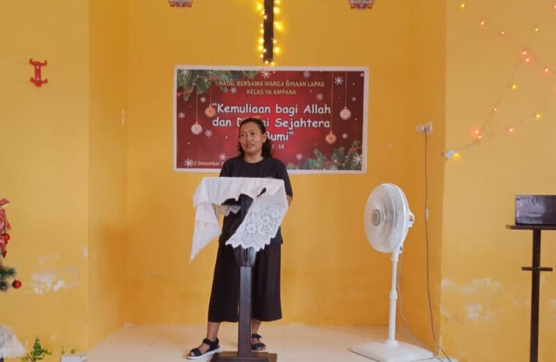 Perkuat Pembinaan Warga Binaan Melalui Ibadah Rutin, Lapas Ampana Gandeng Kamenag Touna.(Humas Laspana)