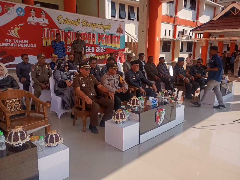 Waka Polres Ikuti Upacara Peringatan Hari Sumpah Pemuda Tingkat Kabupaten Touna