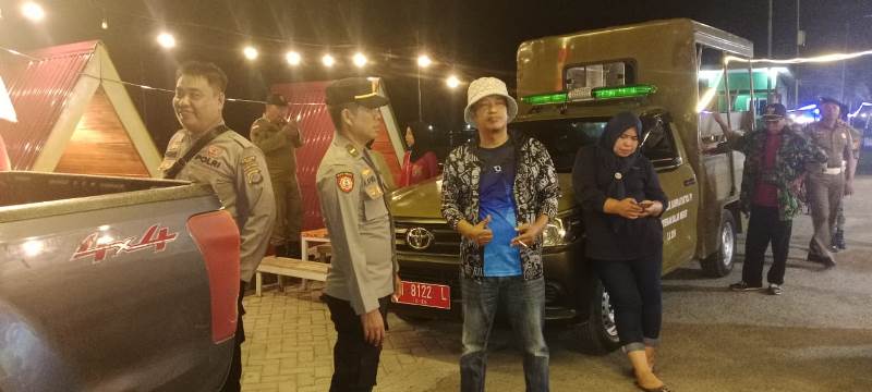 Cooling Sistem Jelang Pemungutan Suara, Polsek Ampana Kota Gelar Patroli Gabungan