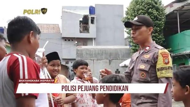 Kiprah Aiptu Agus Riyanto Agar Anak-anak Pemulung Bisa Sekolah