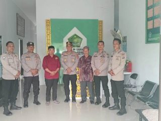 Pererat Silaturahmi, Sat Binmas Polres Touna Gandeng KUA Ampana Tete Jaga Kamtibmas Jelang Ramadan