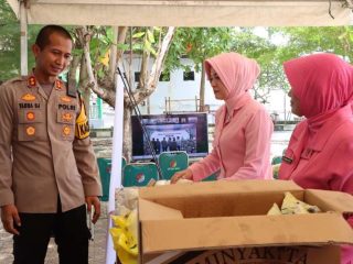 Gelar GPM, Kapolres Touna Pastikan Stok Pangan Aman Jelang Idul Fitri