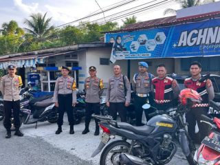 Polres Touna Kawal Ketat Fun Run dan Jalan Santai Reuni Akbar SMAN 1 Ampana Kota