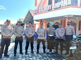 Polres Tojo Una Una Pastikan Ibadah Jumat Agung 2026 di Seluruh Wilayah Berjalan Aman dan Khidmat