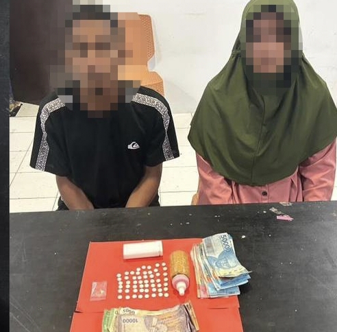 Edarkan Sabu dan THD, Pasutri di Wakai Diringkus Polisi