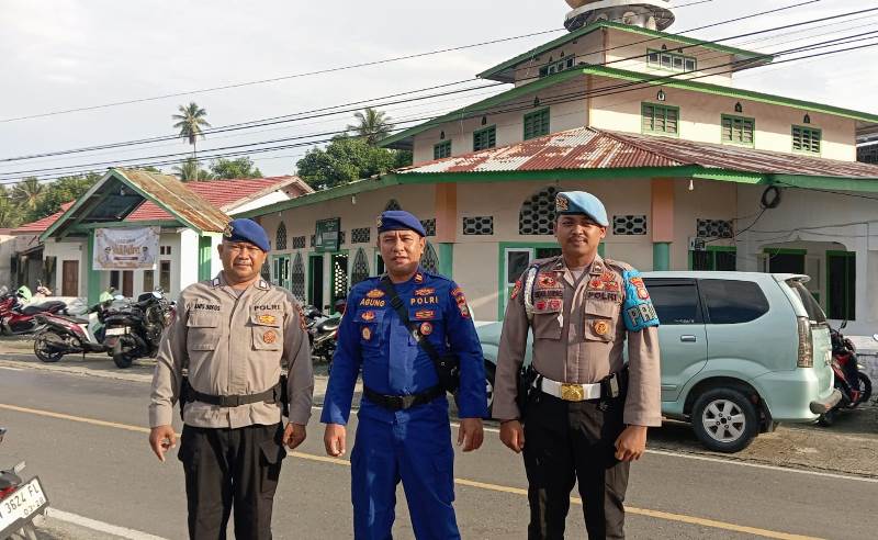 Wakapolres Touna Turun Lapangan Awasi Pengamanan Sholat Idul Adha